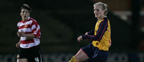 Arsenal midfielder Katie Chapman